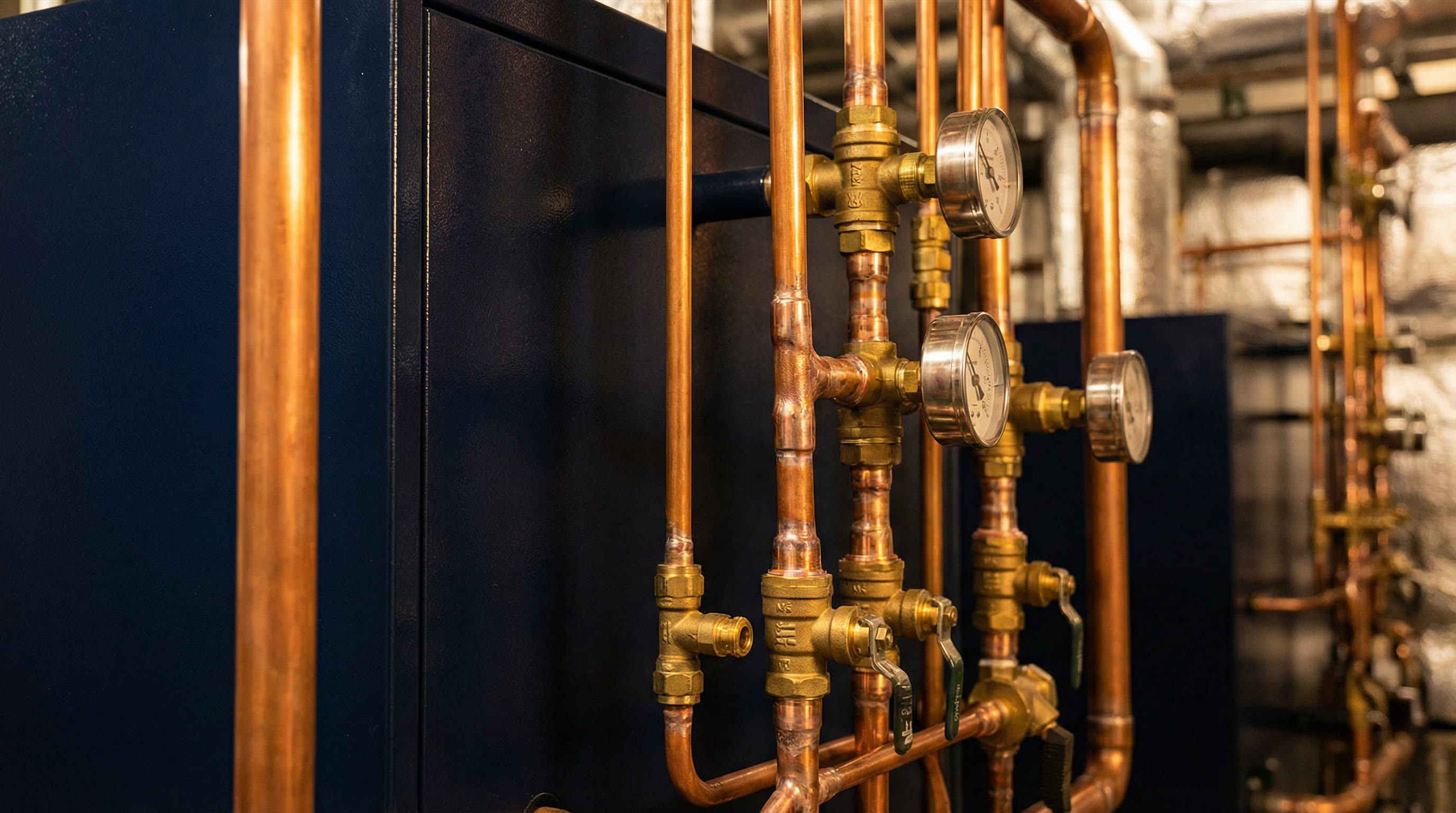 Modern A-rated combi boiler